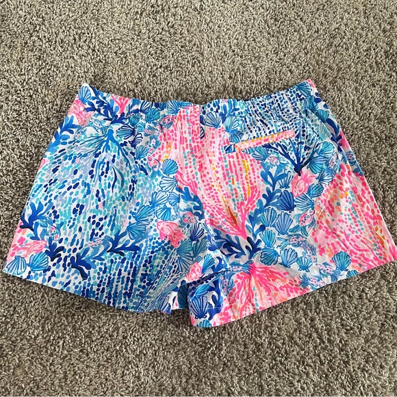 {Lilly Pulitzer} NWT Ocean View Shorts in Sway This Way - Picture 12 of 14